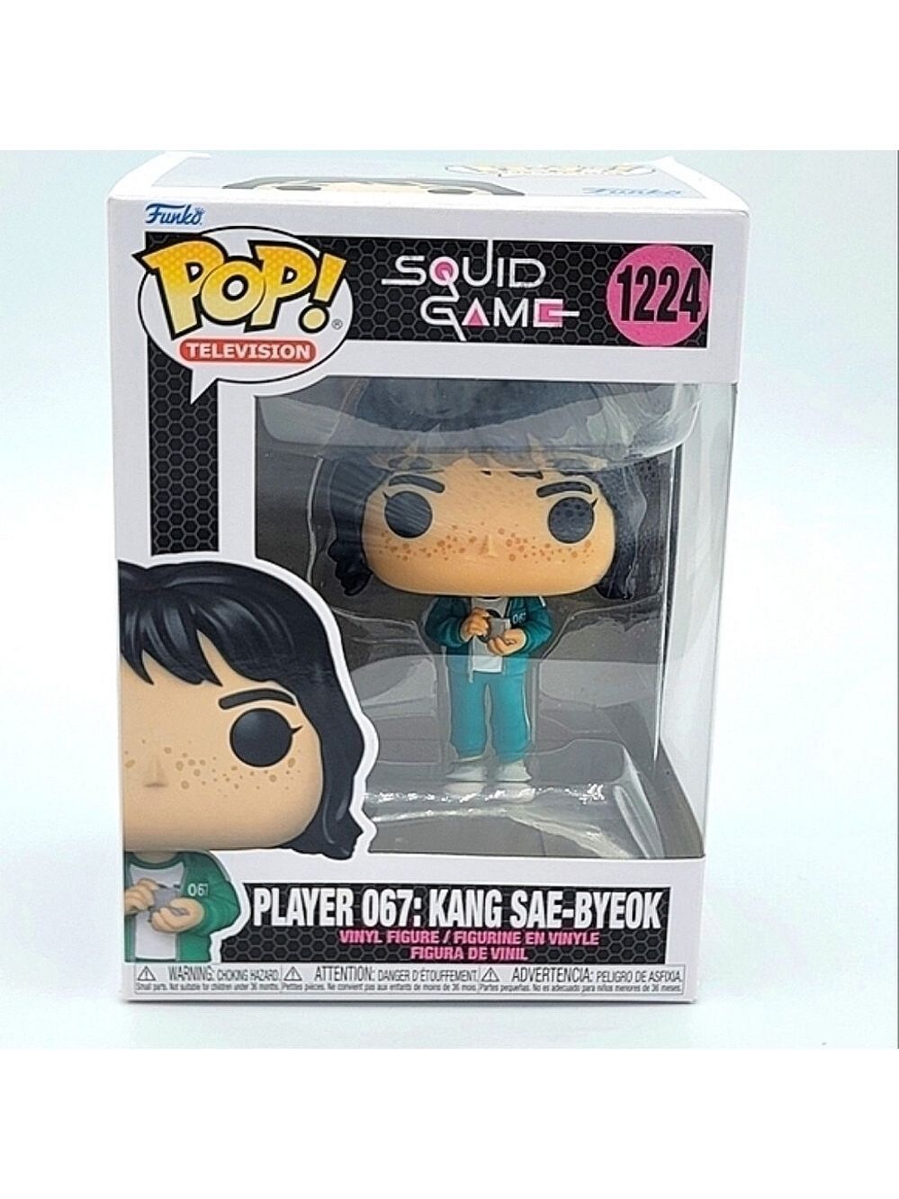 Funko Pop Squid Game 1224 Player 067: Kang Sae-Byeok NEW #1302